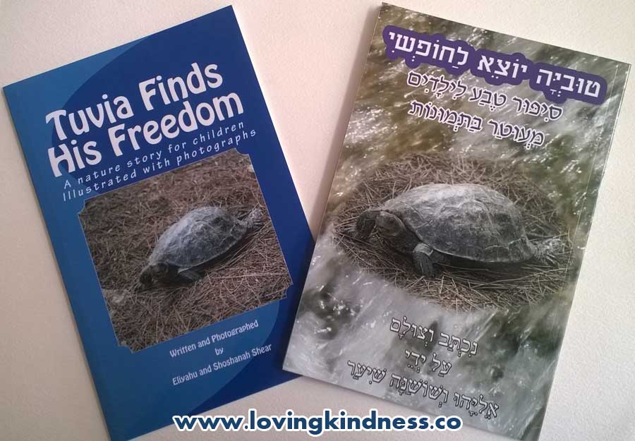 "Tuvia Finds His Freedom" by Eliyahu and Shoshanah Shear in English and Hebrew