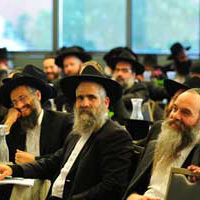 Chabad Rabbis at a Gathering in Israel