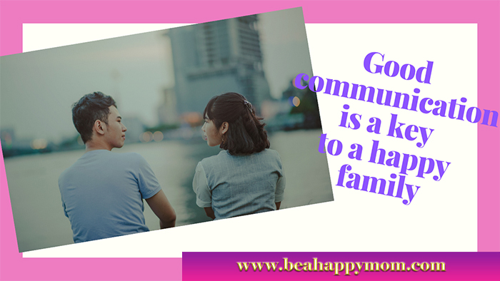 Good communication is a key to a happy family - banner picture