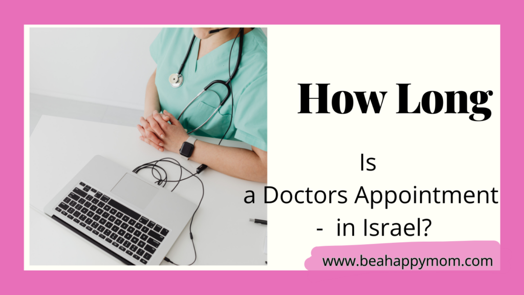 Doctor on left sitting behind a desk with title of the post on the right