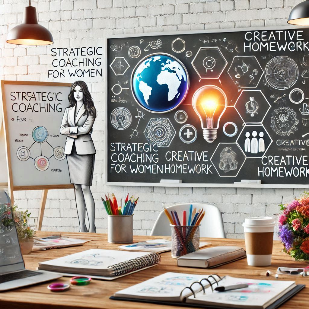 Image portraying strategic and creative coaching